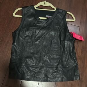 Commando Sleeveless Leather Shirt - Size Small - NEW - Never Worn